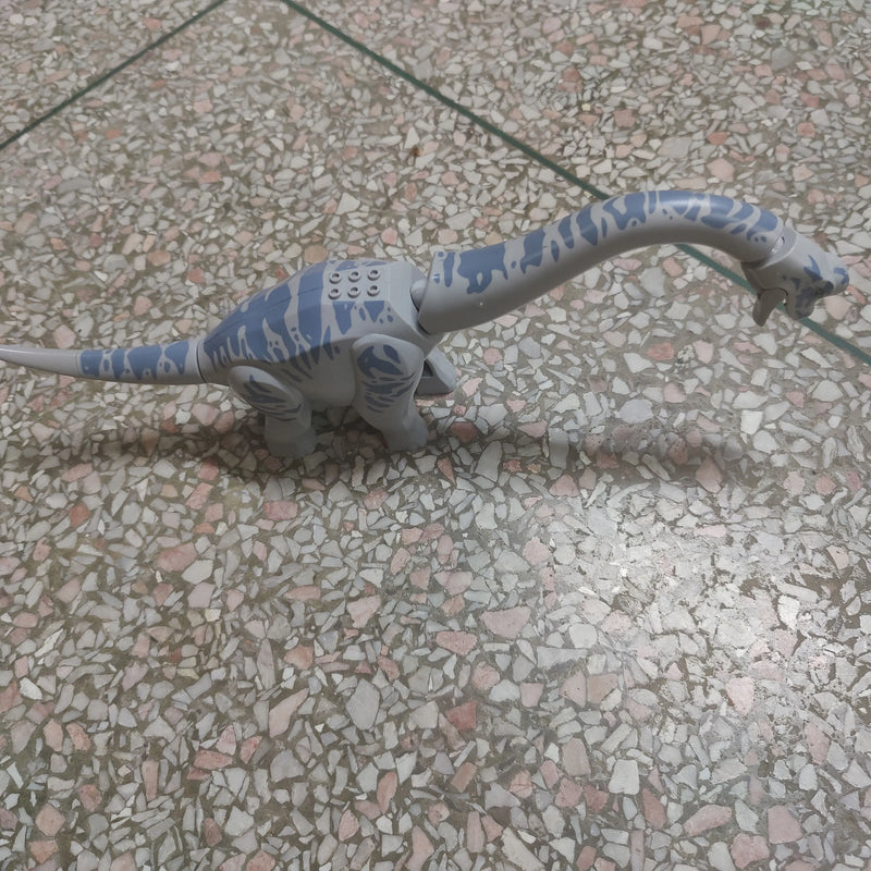 Chinese DIY Big Size Jurassic cute Brachiosaurus Dinosaur Discovery building block Educational Toys for Children gifts
