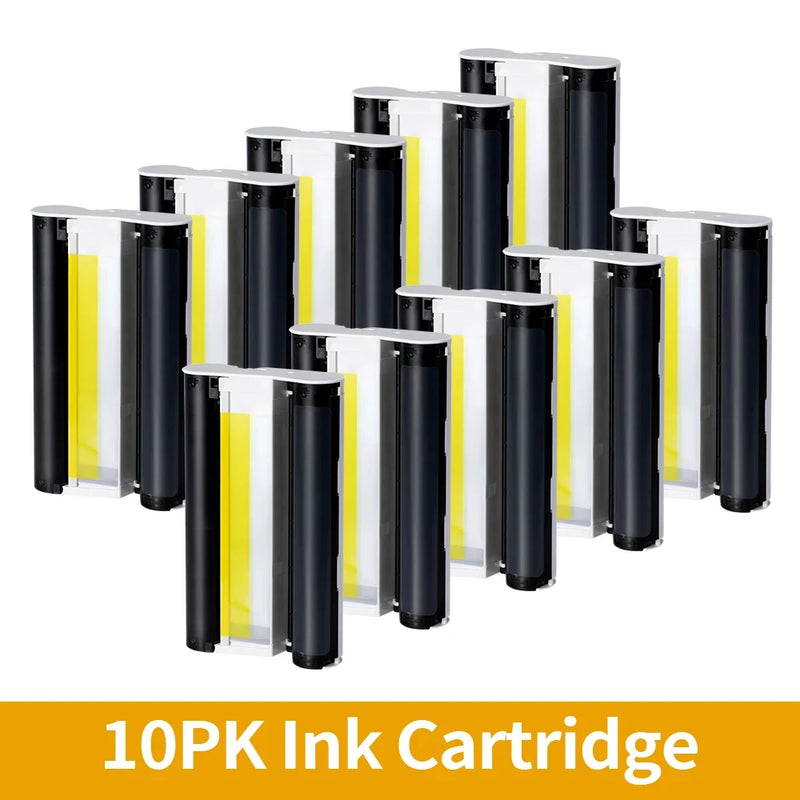 KP-108IN Ink Cassette Photo Paper Compatible for Canon Selphy CP900 CP910 CP1200 CP1300 Photo Printer KP-108IN KP-36IN