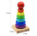 Montessori Toys Baby 0 12 Months Wooden Baby Rattles Make Sound Sensory Game Baby Development Toys Rattle Toys For Babies 1 Year