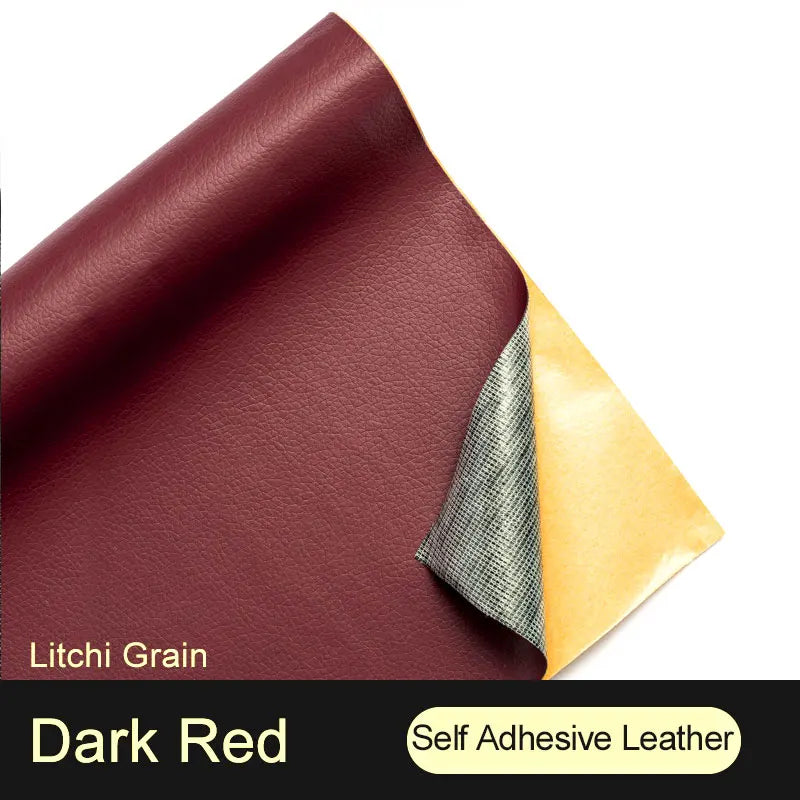 Leather Repair Patch Self-Adhesive Leather Tape DIY Upholstery Vinyl Sticker for Couches Sofa Furniture Car Seats Bags Jackets