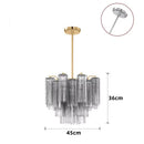 Amber Murano Glass Ceiling Chandelier Round for Dining Living Room Bedroom Modern Murano Glass Pendant Chandelier Light