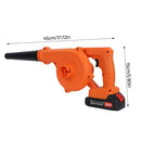 Electric Leaf Blower Cordless, Electric Leaf Blower for Lawn Care, Battery Powered Leaf Blower for Snow Blowing (2 Batteries & 1