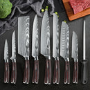 The Forge | Premium 7Cr17MoV Stainless Steel Chef Knife Set with Nylon Bag