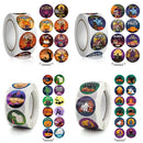 500Pcs Halloween Stickers Funny Pumpkin Emote Ghost Paper Stickers for Gift Packing Bag Sealing Labels Halloween Decoration 2024