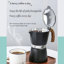 300/150ml Kaffeekanne Haushalts-italienische achteckige Moka Kaffeekanne Teekanne Büro Zuhause Reise Outdoor Camping Geschirr Ausrüstung