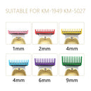 Für Kemei KM-5027 1949 5098 9163 5021 etc. Professioneller Haarschneider, mehrfarbiger Begrenzungskamm, universelles Friseurzubehör