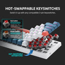 Machenike K500-B61 Mini Mechanische Tastatur 60% Formfaktor 61 Tasten Gaming Tastatur Kabelgebunden Vollständig Hot-Swappable RGB Hintergrundbeleuchtung