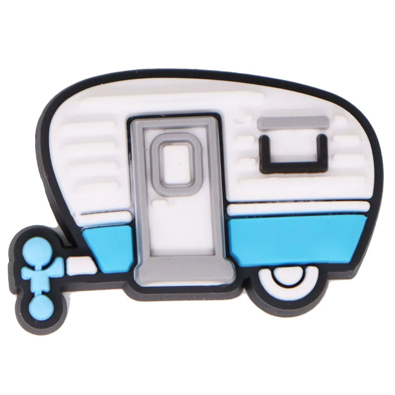 1PCS Cartoon Flower Water Droplets Polar Bear Rabbit Easter Egg Fishtail PVC Shoe Charms Sandals Shoes Decoration Kid Party Gift