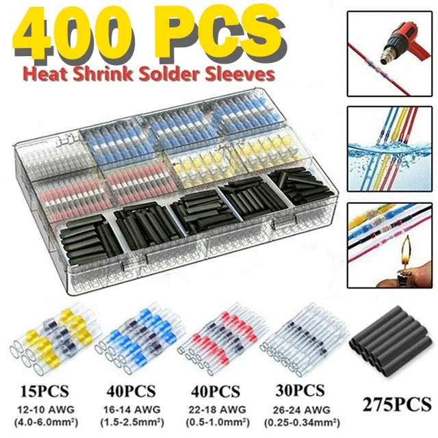 Wire Connector Electrical Connectors Solder Stick Wire Connector Solder Heat Shrink Waterproof Crimp Cable Terminals for Cable