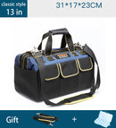 Multifunctional Tool Bag Rubber Bottom Wear-resistant Thickened Oxford Cloth Hardware Tool Bag Portable Repair Electrician Bag