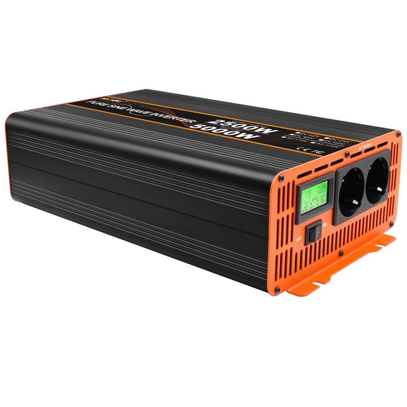 5000W Inverter 12V 220V 230V 4000W 24V Dc To 220V Ac Pure Sine Wave Voltage Converter 12 220 Power Car Micro Inverter