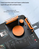 Aluminum Alloy Car Phone Holder Bracket Adjustable Multi-Angle Clasp Style Accessory for Arc Screen Mobile Phone Universal Mount