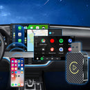 2025 New Wireless Carplay Android Auto Adapter 2 in 1 Smart AI Box Plug&Play Car Dongle BT WiFi for Wired CarPlay/Andriod Auto