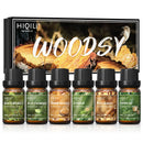 HIQILI Fragrance Oil Set, 6 PCS*10mL Pure Perfume Oil Set for Gift Aromatherapy Diffuser DIY Perfume Candle Soap Making