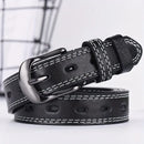 Women's Belt Retro Needle Buckle Men's Belt Casual Trend Belt Soft Belt Hollow Belt Paired with Jeans Belt PU Leather Belt