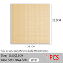 Baseplate 32x32 16X32 Dots Classic Brick Plate Building Blocks DIY Constructor Parts Baseplates Compatible Brands City Friends