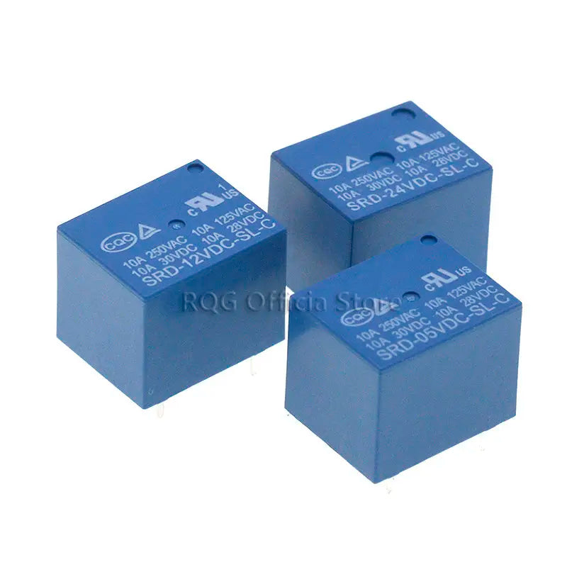 Relays SRD-03VDC-SL-C SRD-05VDC-SL-C SRD-06VDC-SL-C SRD-09VDC-SL-C SRD-12VDC-SL-C 3V 5V 6V 9V 12V 24V 48V 10A 250VAC 5PIN