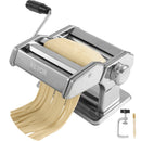 SucceBuy Manual Pasta Maker Machine Set Stainless Steel Slicer Fresh Noodle Rollers Cutter Home-Appliance