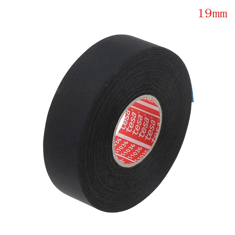 1pcs Tesa 51036 Adhesive Cloth Tape Fabric Wiring Loom Harness Length 25m