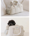 Winter Warm Portable Cat Carrier Bag Breathable Pet Backpack Large Capacity Shoulder Strap for Cats and Small Dogs