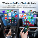 CarlinKit CP2A 2-In-1 Wireless Adapter Wired CarPlay To Wireless Android Auto & CarPlay Smart Car Box Plug & Play Online Upgrade