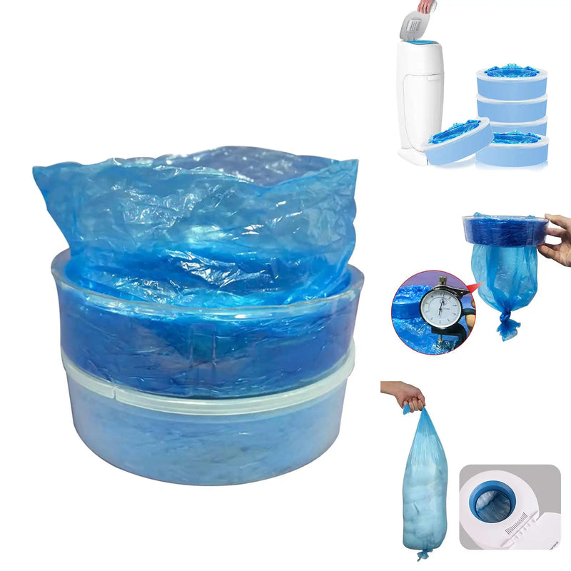 Diaper Pail Bags Refill Disposable Outdoor for Diaper Trash Can Garage