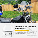 Universal Motorcycle 7/8" 1" Handlebar Deflector Windscreen Windshield Screen For Ducati Honda Harley Yamaha Wind Deflector