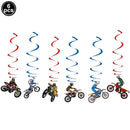 Dirt Bike Tablecloths Cup Napkins Motocross Birthday Party Favors Racing Motorcycle Theme Party Supplies Disposable Table Cover