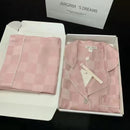 Autumn Winter New Lapel Cardigan Women's 2 Pieces Set Ice Silk Soft Sleepwear for Women Simple Solid Color Elegant Women's Sets