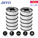 JAYO 3D Filament Printer PLA PLUS/PLA /PETG/PLA+2.0/ABS/TPU 1.75mm 10Rolls for FDM 100%No bubbel 3D Printer Materials DIY Gift