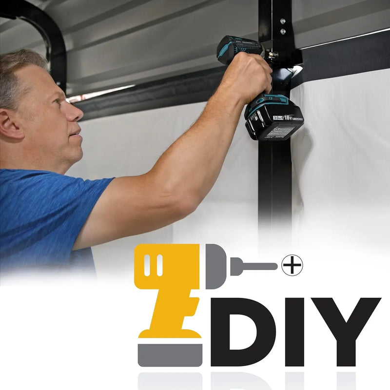 Arrow 20' X 9' One-Sided Carport Enclosure Wall Kit For 7' Or 9' Carports, Heavy-Duty Galvanized Steel Carport Enclosure Panel,