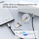 For Iphone 14 Plus 13 Pro 8 Pin To 3.5mm Jack Male Aux Cable For Apple 12 Mini 11pro Max Xr Car Converter Earphone Audio Adapter