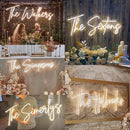 Name Neon Sign Led Dimmable Custom Neon Sign Wedding Birthday Customized Gifts Boy Girl Bedroom Wall Decor Hanging Neon USB 5V