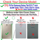 For Samsung Tablet Tab S2 9.7-inch SM-T810 T815 T813 T817T T819 Case Protective Stand Cover With Auto Sleep/Wake Feature Cases