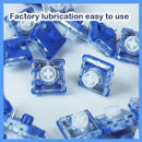 Kailh Deep Sea Silent Low Profile Keyboard Switch Mechanical Keyboard Switch for Deep Sea Island Whale Landing MINI 1353Hitbox