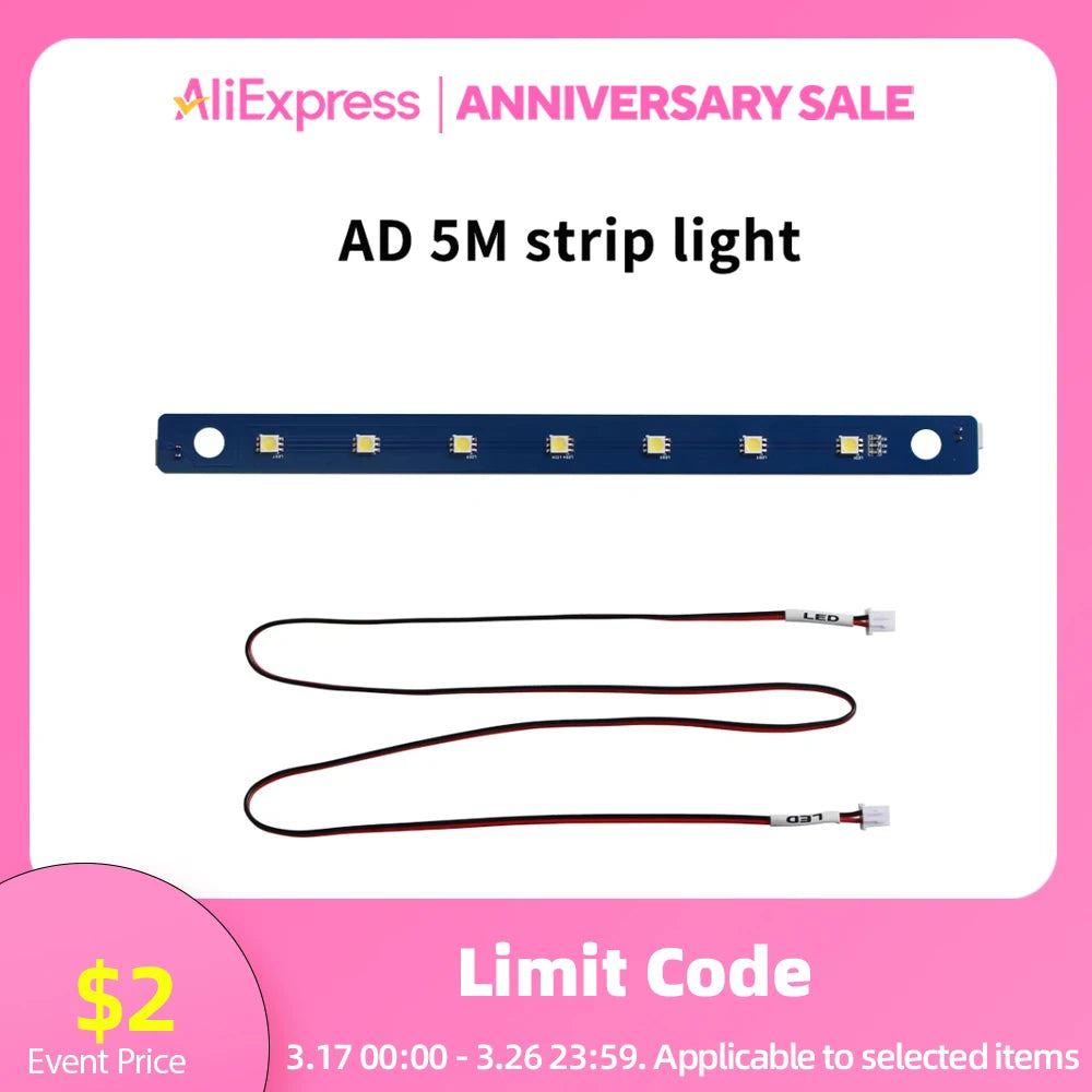For FLASHFORGE Adventurer 5M AD5M Light Strip Super bright Led 24V Lig
