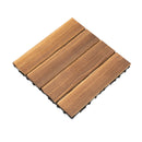 The Terrace Weave | 36-Piece Interlocking WPC Patio Deck Tile System