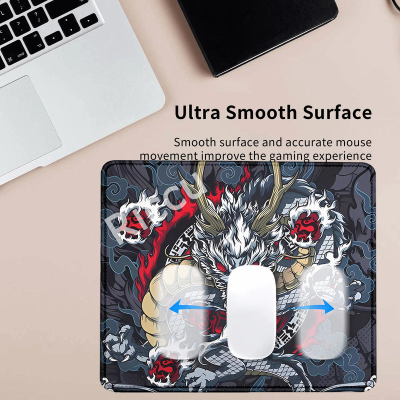 45X40cm Anime Mouse Pad Speed Control E-sport Dragon Gaming Laptops Small Size Keyboard Mat XS Rubber Portable Gamer Deskmat DIY