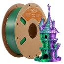 ERYONE Promotion New Dual Color Filament Matte Silk PLA For FDM 3D Printer Color Changing 1.75mm ±0.03 Fast delivery
