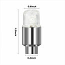 2 Pcs Car Wheel Tire Led Light Colorful Equipment Valve Lamp Air Valve Stem Caps Cover Accessories For Mountain Bicycle Motor