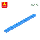 Wange 52Pcs/Lot 60479 1x12 Plate Building Blocks MOC Accessories Compatible with Construction Bricks Children Educational Toys
