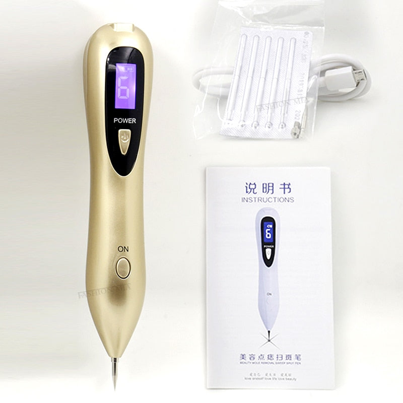 6 level Spot Remover Laser Plasma Pen Skin Care Mole Removal Dark  Skin Wart Tattoo Removal Tool Laser Plasma Beauty Care gun