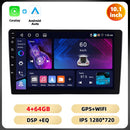 Podofo 4 + 64G 7 ''/9''/10.1 ''Car Radio Universal Android Multimedia Player WIFI GPS Navigation Carplay Android Auto DSP Car Audio