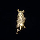Auto Dekoration Miniatur Ornamente Retro Messing Stier Skulptur Büro Schreibtisch Reiche Kuh Kreative Kleine Geschenke