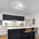 Modern LED Ceiling Light,42W 3500LM Round Ceiling Lamp,LED Chandelier Ceiling Light Made of Acrylic for Bedroom 6500K