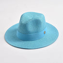 New Summer Straw Hat for Women Panama Soft Shaped Beach Sun Hat Outdoor UV Protection Travel Hat Sombreros De Mujer