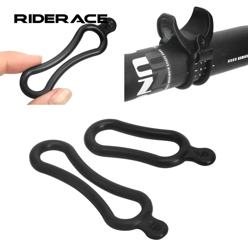 Bike Rubber Mount Band For Bicycle Headlight Rear Lamp T6 L2 Q5 Handlebar LED Torch Holder Install Parts MTB Cycling Light Strap