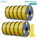 SUNLU 10KG PETG/ABS Filaments 10Rolls 3D Filament 1KG/roll 1.75mm 100% Filament Lines Up Neatly For 3D Printing From EU US