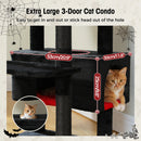 The Savannah | Multi-Level Cat Tree Tower with Scratching Posts & Condo