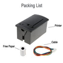 QR701 TTL RS232 Schnittstelle Eingebetteter Drucker POS-Beleg 58mm Drucker ATM Thermoticket Mikropanel Codierung Android 5V-9V